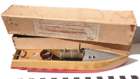 Model boat in Box.  Needs simple maching to make operate.  Excellent condition